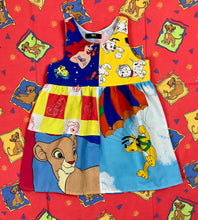 Load image into Gallery viewer, Kids Patchwork Custom Dress Age 5-8