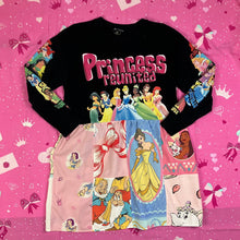 Load image into Gallery viewer, Princess’s Reunited Patchwork Sweater Dress Size 8-10

