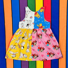 Load image into Gallery viewer, Kids Patchwork Custom Dress Age 1-4

