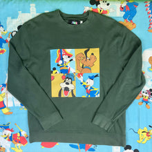 Load image into Gallery viewer, Classic Mouse Patchwork Sweatshirt Size Large
