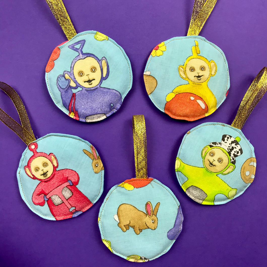 Tubbies Christmas Baubles Set