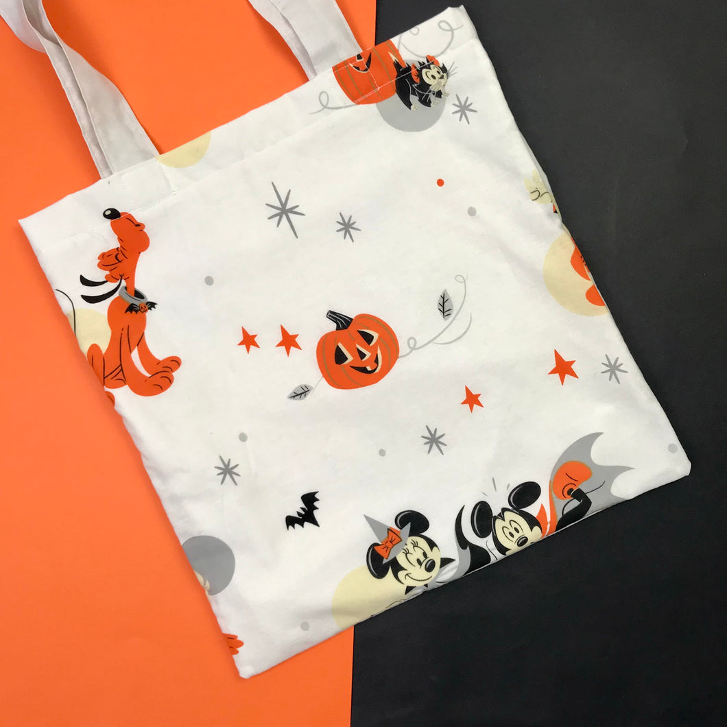 White Halloween Tote Bag