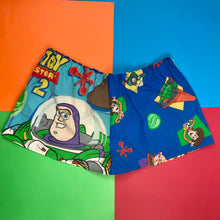 Load image into Gallery viewer, Cowboy and Spaceman Shorts 80’s Style Shorts 2XL
