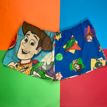 Load image into Gallery viewer, Cowboy and Spaceman Shorts 80’s Style Shorts 2XL
